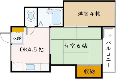大阪府豊中市庄内幸町2丁目【マンション】の間取り