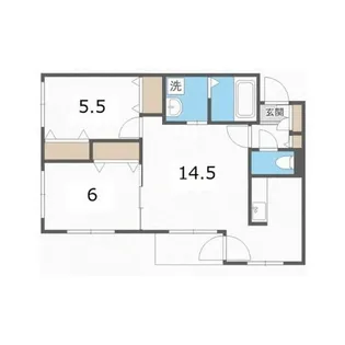 北海道札幌市手稲区手稲本町二条5丁目【マンション】の間取り