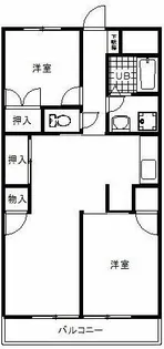 サンテラスタカギ【2階】の間取り