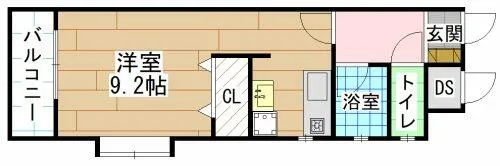 シェリール片野通り【3階】の間取り