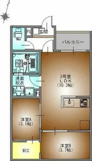REGALEST道徳駅前【1階】の間取り