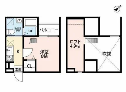 クレールフィル【2階】の間取り