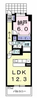 サニーレジデンス野田【1階】の間取り