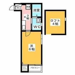 stage箱崎【2階】の間取り