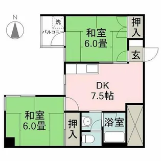 チサンマンション広小路【8階】の間取り
