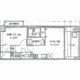 アマービレ中島【7階】の間取り