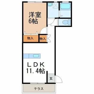 S&E I【1階】の間取り