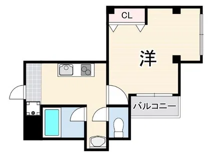 MASANI三宮【10階】の間取り