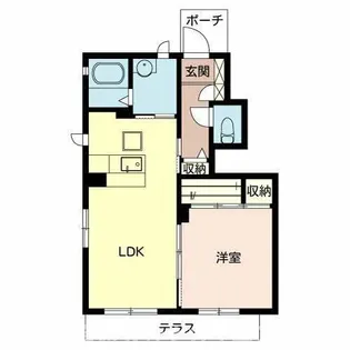 加東市下滝野(MAST COURT 下滝野A)【1階】の間取り