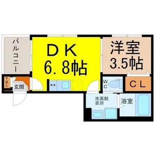 ハーモニーテラス大宝IV【2階】の間取り