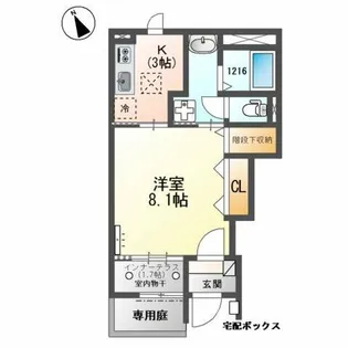 フルール【1階】の間取り