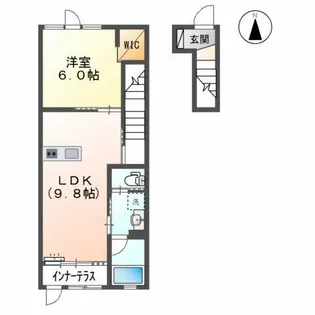 アークス黒田【2階】の間取り