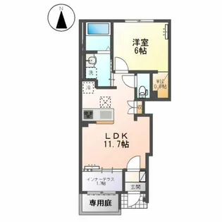 森本2丁目新築アパートⅢ【1階】の間取り