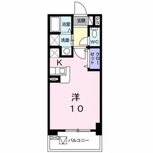 アット長田【5階】の間取り