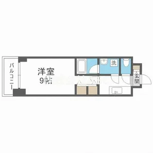 スプランディッド淀屋橋DUE【3階】の間取り