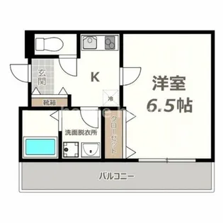 Hベース駒川【3階】の間取り