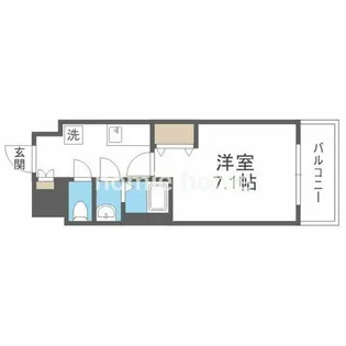 M-City天王寺【802号室】の間取り