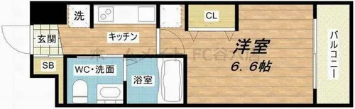 アーデンタワー本町イースト【11階】の間取り