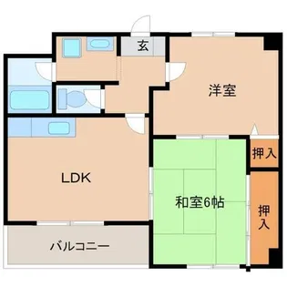 アベリア壱番館【4階】の間取り