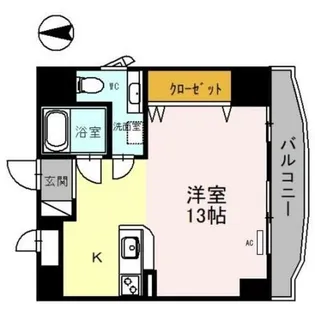 シャルト椥辻【4階】の間取り