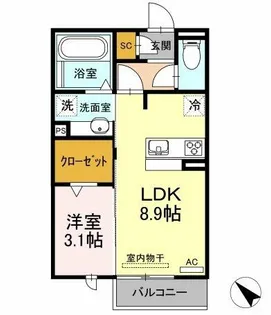 D-roomKG【2階】の間取り