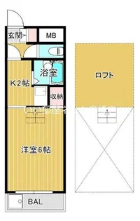 アーバン三光【4階】の間取り