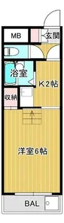アーバン三光【3階】の間取り