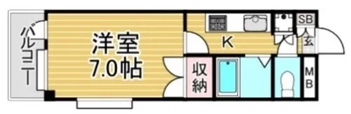 福岡県那珂川市道善2丁目【マンション】の間取り
