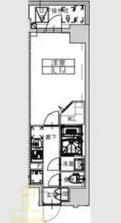 ALIVISドーム前【2階】の間取り