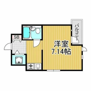 夙川羽衣町パークハイムⅡ【3階】の間取り