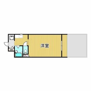 パラツィーナ甲子園口【1階】の間取り