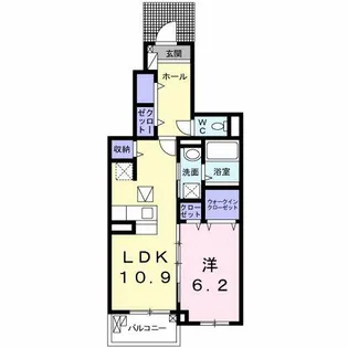 グレイス 多加木【1階】の間取り
