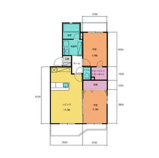 Blossom court【101号室】の間取り