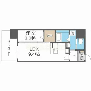 セレニテ堺筋本町プリエ【14階】の間取り