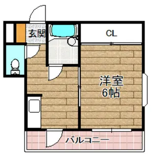 第8プロビナンス村橋【2階】の間取り