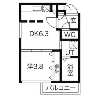 北海道札幌市中央区北十四条西15丁目【マンション】の間取り