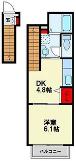 アドヴァンス青山【2階】の間取り