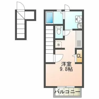 プリマベーラ森友【2階】の間取り