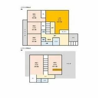 リアライズ甲南山手(西棟)【5-6号室】の間取り