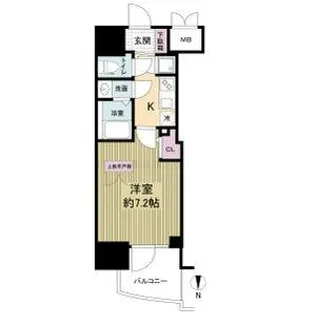 セレニテ本町東リアン【4階】の間取り