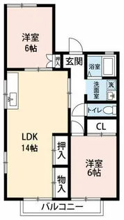 ハートホーム512【103号室】の間取り