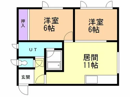 ハイツひとみ【101号室】の間取り