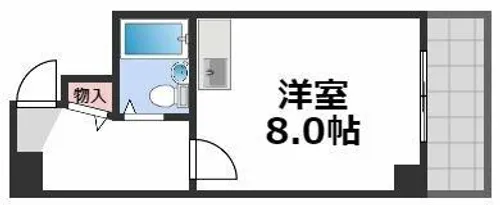大阪府大阪市天王寺区生玉前町【マンション】の間取り