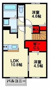 ドゥ・マリアージュⅢ【2階】の間取り