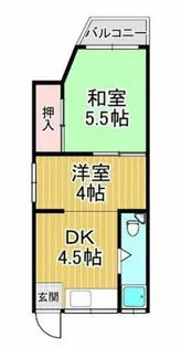 大阪府堺市西区浜寺船尾町西1丁【マンション】の間取り