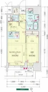 プレサンス鶴舞ファースト【6階】の間取り