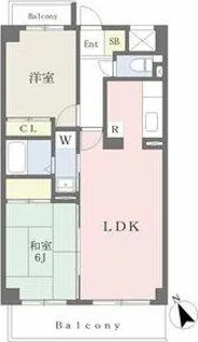 エストマール川名【3階】の間取り