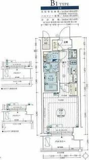 エステムコート名古屋金山ミッドクロス【8階】の間取り