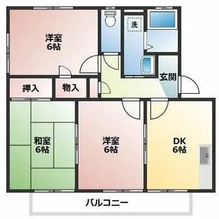 コンフォート【1階】の間取り
