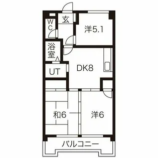 第一山田ビル【3階】の間取り